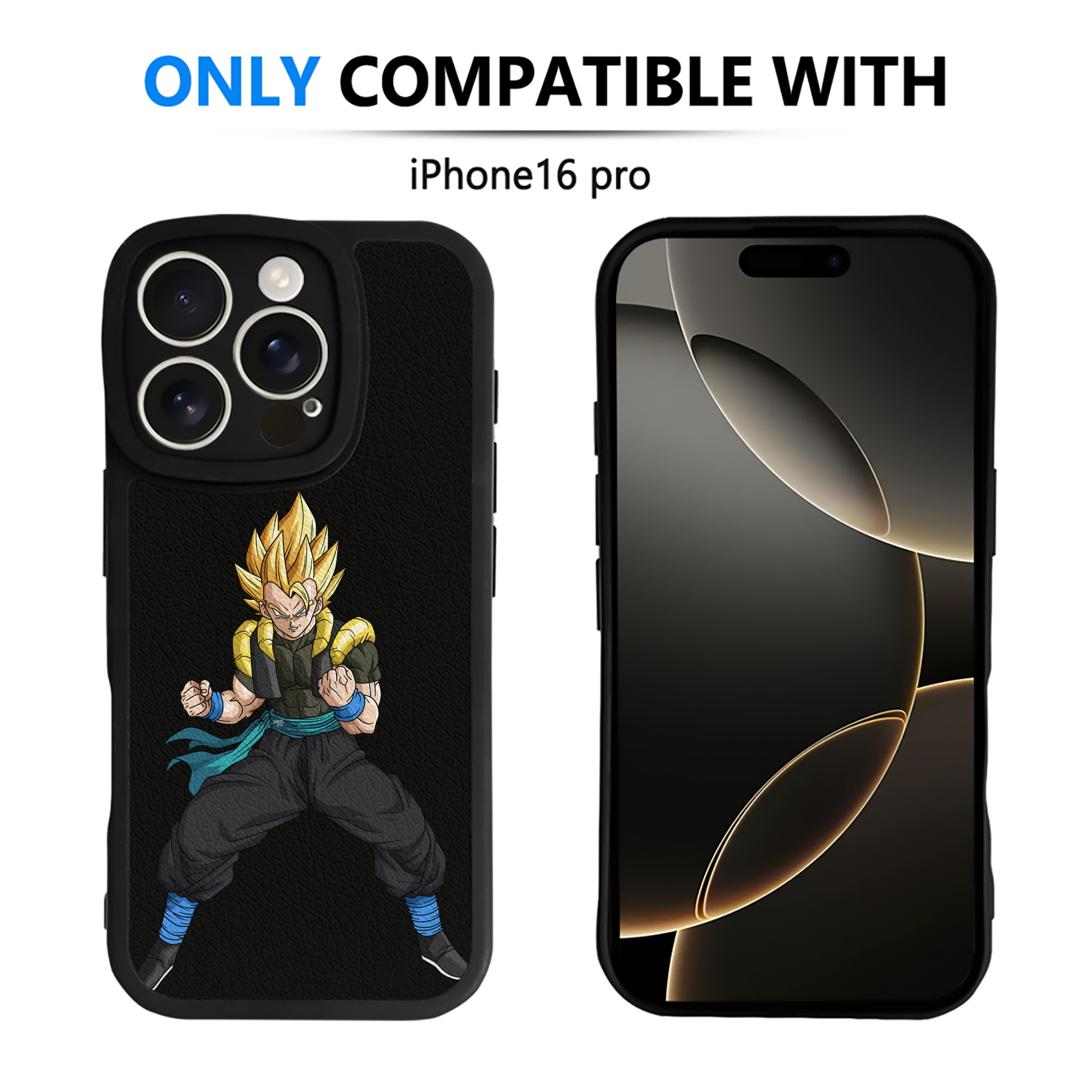 （画像用） ドラゴンボール ベジータ四世（Bejīta Yonsei）DRAGON BALL Vegeta IV 【iPhone 16シリーズ対応】シリコンスマホケース（レザー調） 材質：シリコン